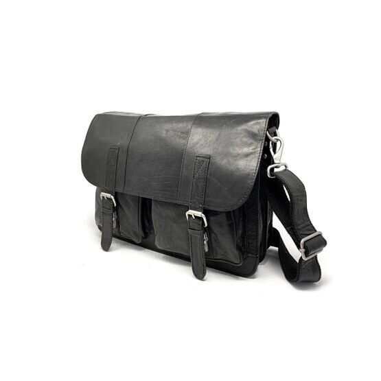 Messenger Business Bag in Washed-Black