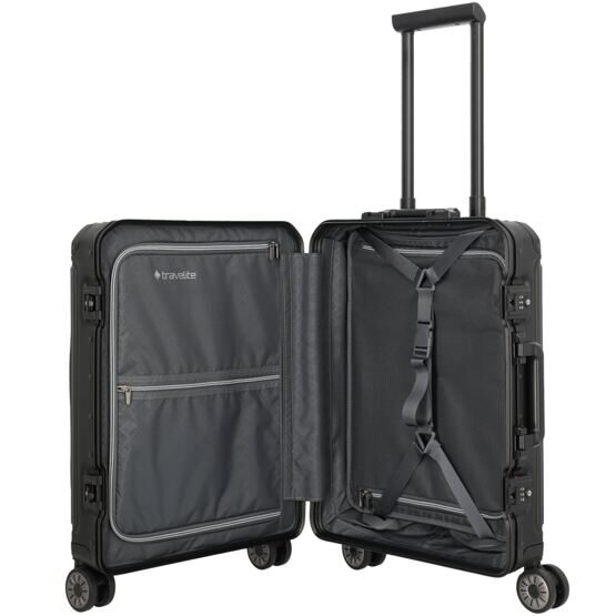 Next - Trolley S+ avec poche frontale, noir