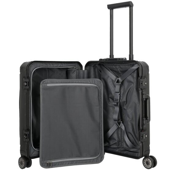 Next - Trolley S+ avec poche frontale, noir