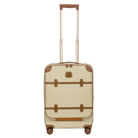 Bellagio - Trolley cabine avec compartiment pour ordinateur portable et port USB crème