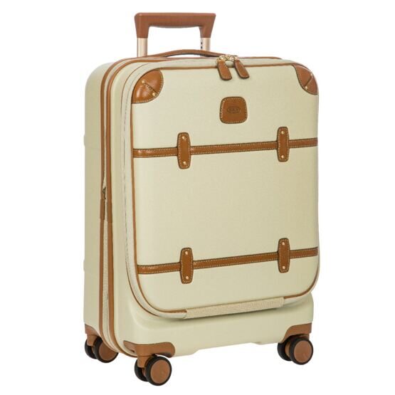 Bellagio - Trolley cabine avec compartiment pour ordinateur portable et port USB crème