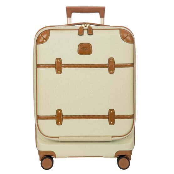 Bellagio - Trolley cabine avec compartiment pour ordinateur portable et port USB crème