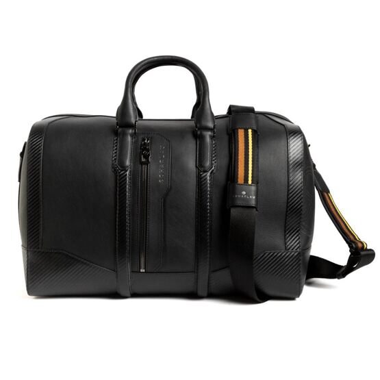 Louis - Sac de voyage en cuir, noir