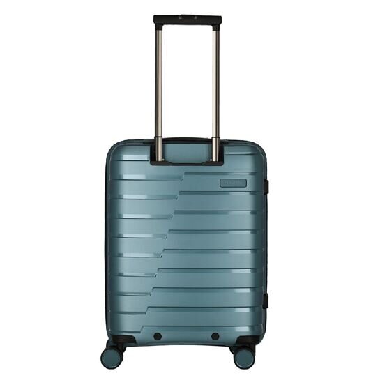 Air Base - Trolley 4 roues S+ avec poche frontale, bleu glacier