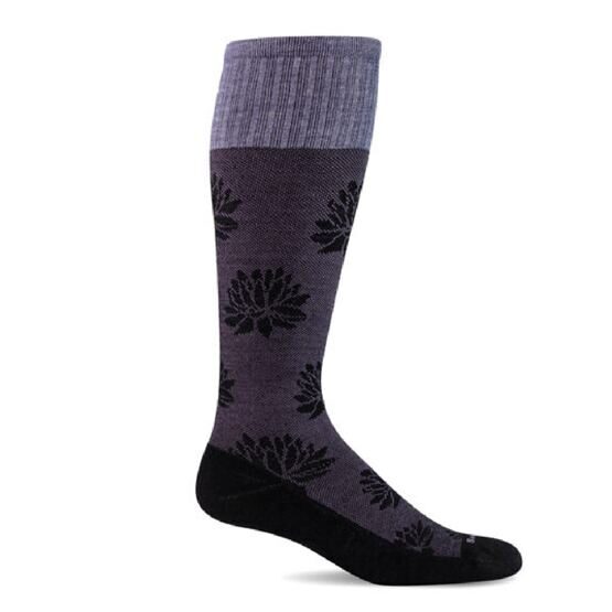 Chaussettes de compression Lotus Lift fortes Femme Noir S/M 35-38