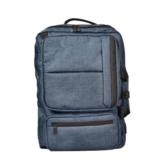 Laptop Rucksack 17&quot; aus Canvas in Blau