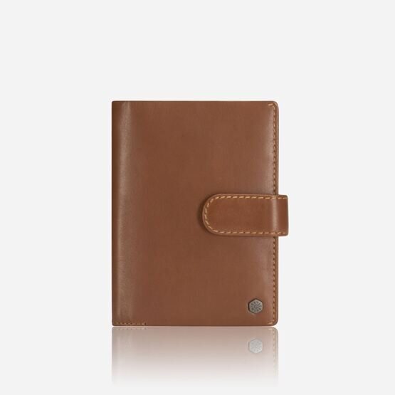 Leather Passport Wallet in Tan