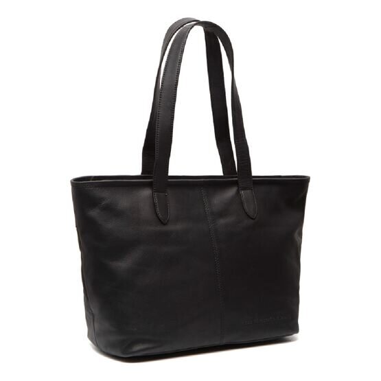 Monza - Shopper 14&quot; cuir, noir