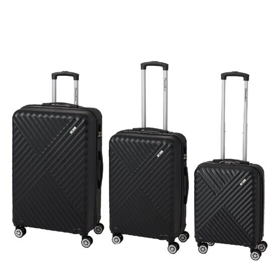 Kingston - Set de 3 valises noir