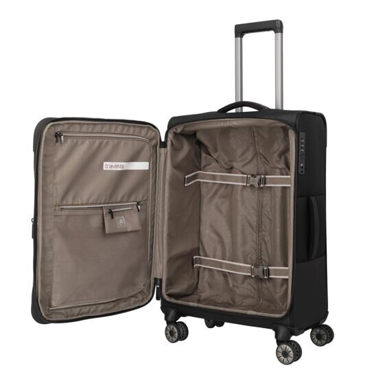 Crosslite Valise en Noir 67 cm