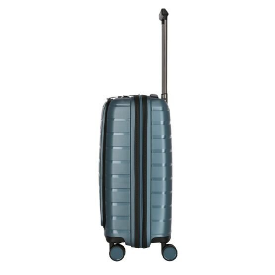 Air Base - Trolley 4 roues S+ avec poche frontale, bleu glacier