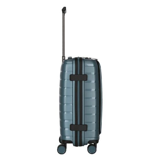 Air Base - Trolley 4 roues S+ avec poche frontale, bleu glacier