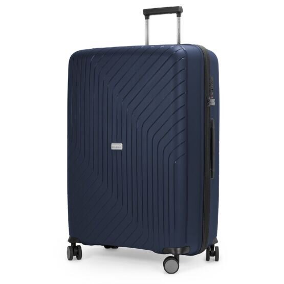 TXL - Grande valise coque dure, bleu foncé