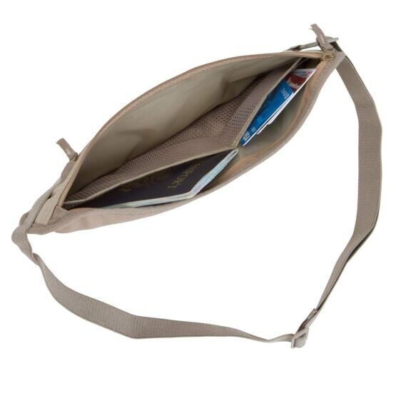 RFID Blocker Money Belt DLX, beige