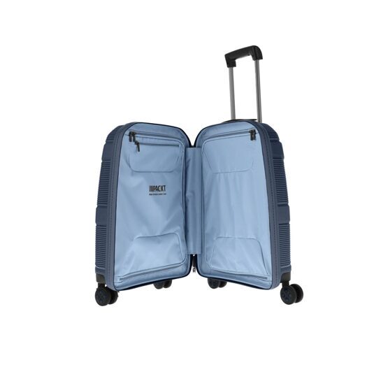 IP1 - Trolley S à 4 roues avec port USB, bleu glacier