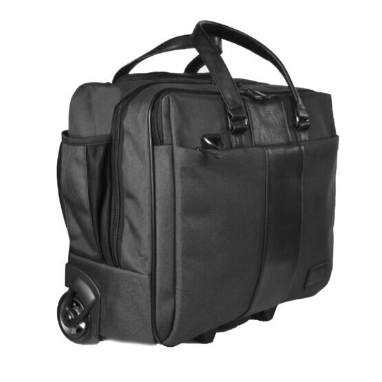 Business Trolley &quot;Office Case&quot; aus Canvas in Schwarz