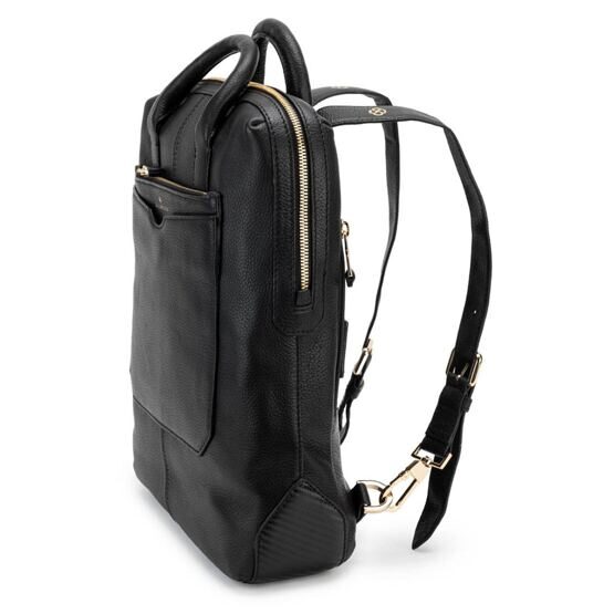 Mandy Wow - Sac à dos en cuir, noir or