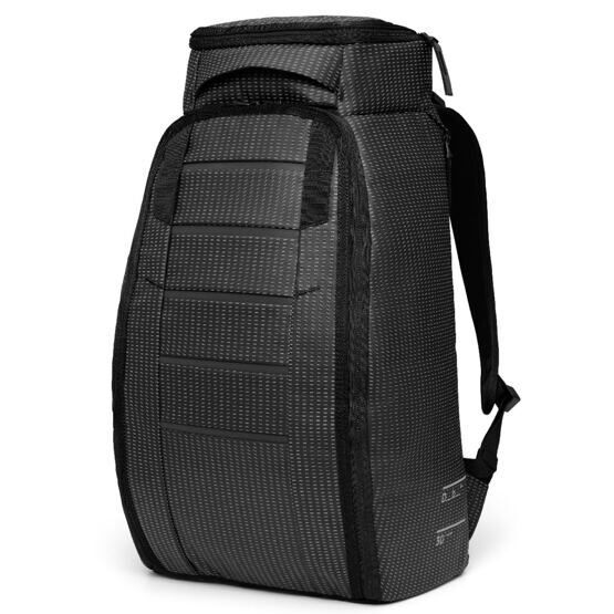 Hugger - Sac à dos 30L, noir réfléchissant