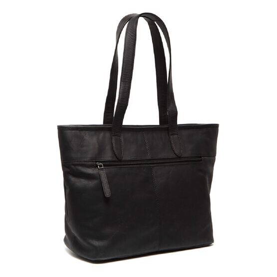 Monza - Shopper 14&quot; cuir, noir