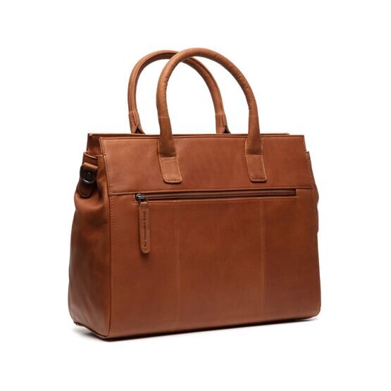 Rivera - Sac à bandoulière 14&quot; en cuir, Cognac