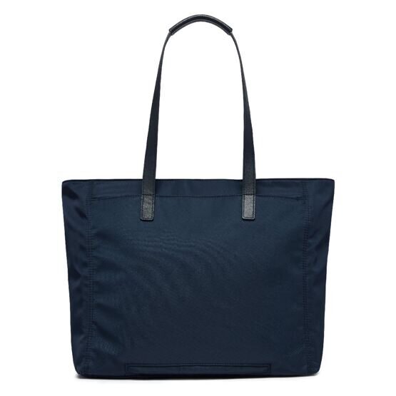 Mayfair Grosvenor Place Tote Bag L 15&quot; in Bleu/Argenté