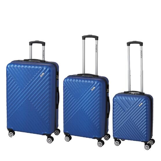 Kingston - Set de 3 valises bleues