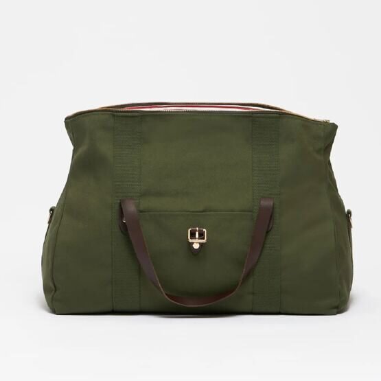 Sac de voyage pliable, olive foncé