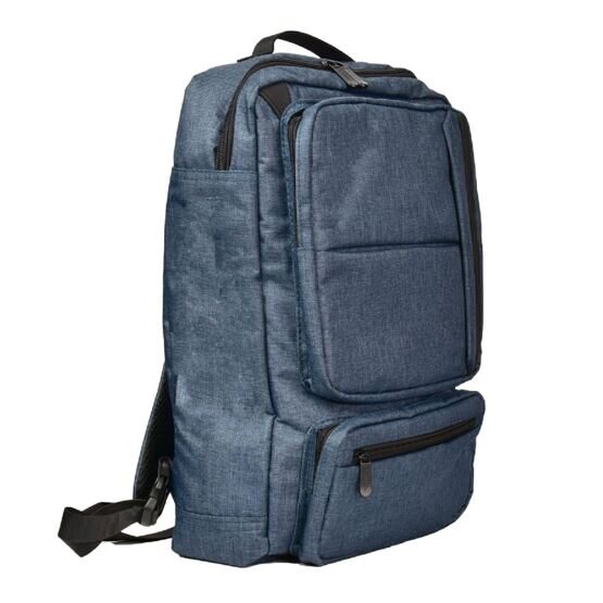 Laptop Rucksack 17&quot; aus Canvas in Blau