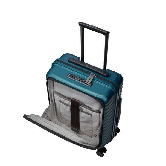 Litron - Trolley S+ avec poche frontale, pétrole