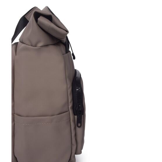 Mittelgrosser Anti-Diebstahl Rucksack Cube, Taupe