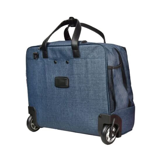 Business Trolley &quot;Office Case&quot; aus Canvas in Blau