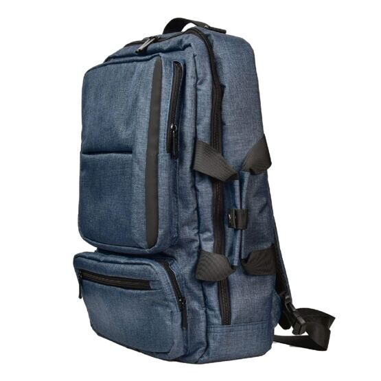 Laptop Rucksack 17&quot; aus Canvas in Blau