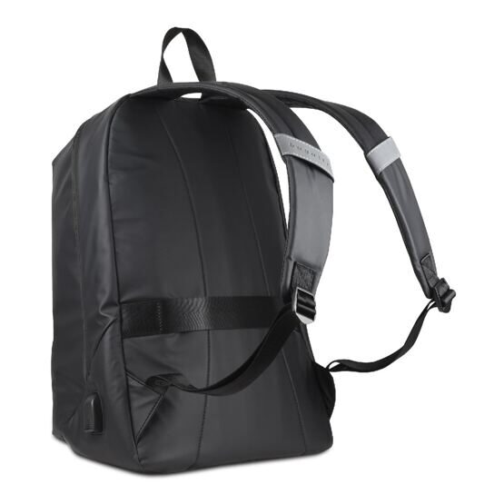 Blanc - Sac à dos pour ordinateur portable 15&quot; en noir