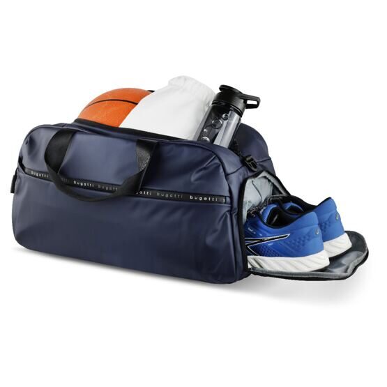 Blanc Sac de sport bleu