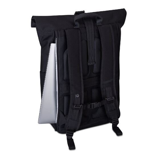 Allen - Sac à dos Rolltop XL, noir