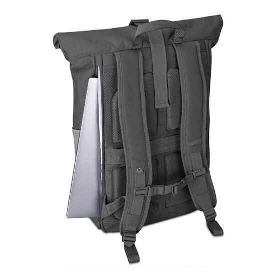 Allen - Sac à dos Rolltop XL, gris foncé