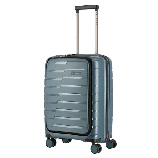 Air Base - Trolley 4 roues S+ avec poche frontale, bleu glacier