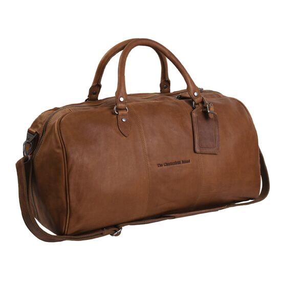 William - Sac de voyage en cuir, Cognac