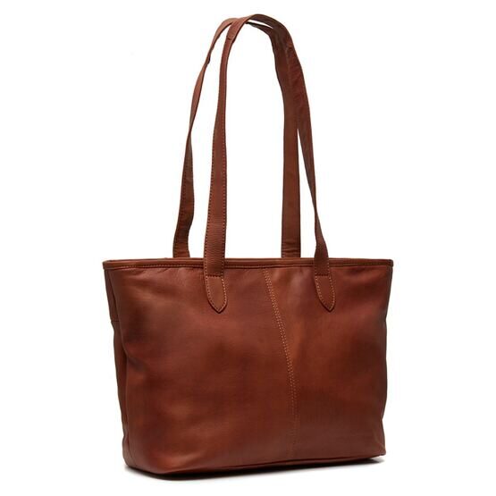 Monza - Shopper 14&quot; cuir, Cognac