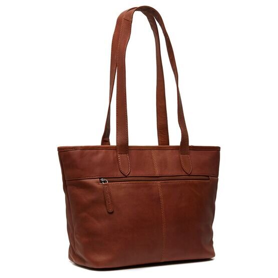 Monza - Shopper 14&quot; cuir, Cognac