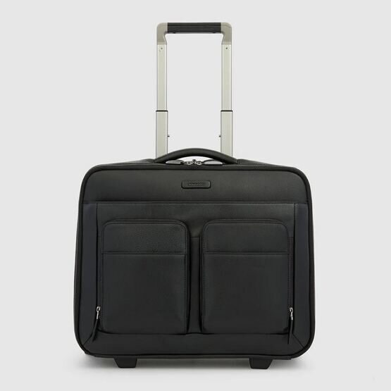 Modus - Valise business en cuir noir