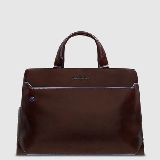 Blue Square - Laptoptasche 15,6&quot; in Leder Braun