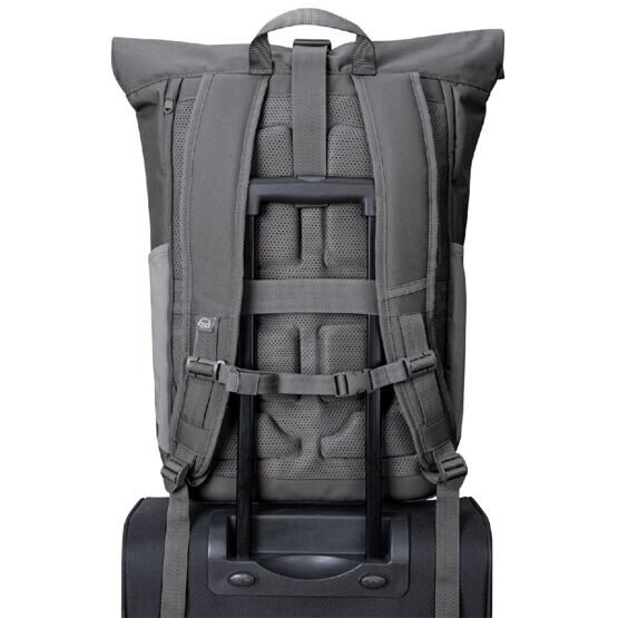 Allen - Sac à dos Rolltop XL, gris foncé