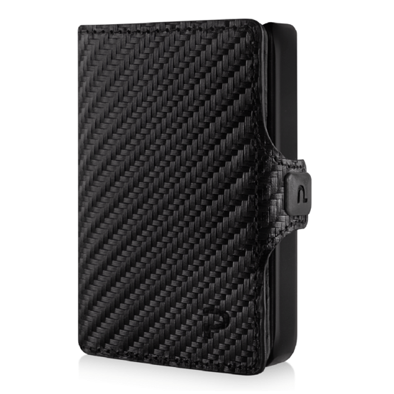 KLIK MINIMAL Slim Wallet Carbon 12er