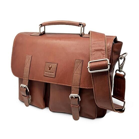 Messenger Business Bag in Cognac