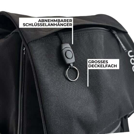 Original Backpack 90er, Schwarz