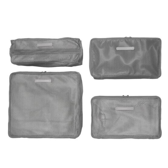 Packing Cubes 4er Set, Light Quartz Grey