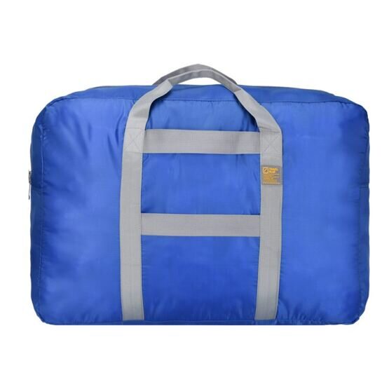 Sac de transport pliable grand modèle en bleu