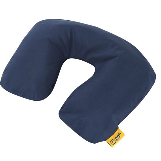 Ensemble de couchage de voyage gonflable en bleu