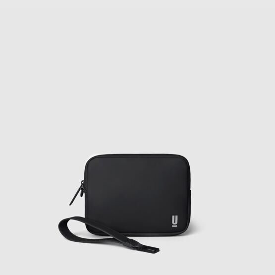 POUCH - Sac avec dragonne amovible en noir